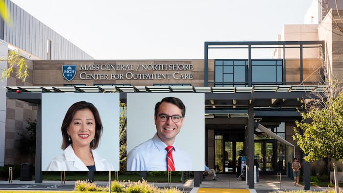 headshots of two doctors on top of the Urogyn north shore location headshots of two doctors on top of the Urogyn north shore location
